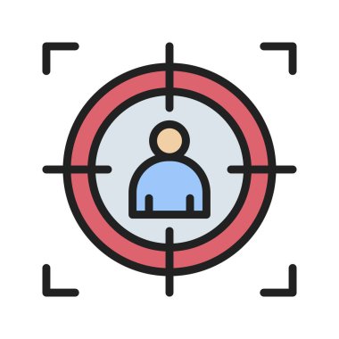 Kullanıcı Simgesi resmine odaklan. Mobil uygulama için uygun.