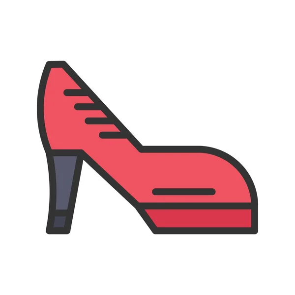 High Heels Symbolbild Für Den Mobilen Einsatz Geeignet — Stockvektor