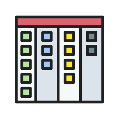 Kanban Simgesi resmi. Mobil uygulama için uygun.