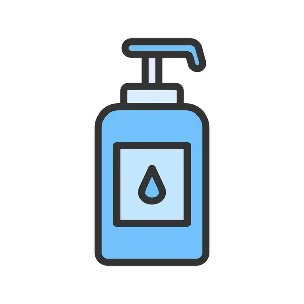 Sıvı Sabun Simgesi Mobil Uygulama Için Uygun — Stok Vektör