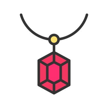 Pendant Simgesi resmi. Mobil uygulama için uygun.