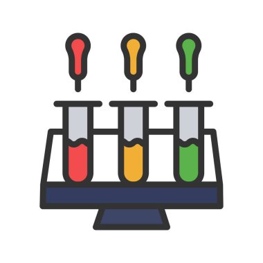 Kuantum Dot Simgesi resmi. Mobil uygulama için uygun.