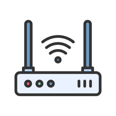 Yönlendirici Simgesi resmi. Mobil uygulama için uygun.