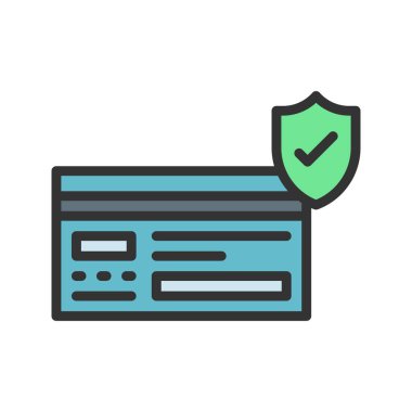 Güvenli Ödeme simgesi görüntüsü. Mobil uygulama için uygun.