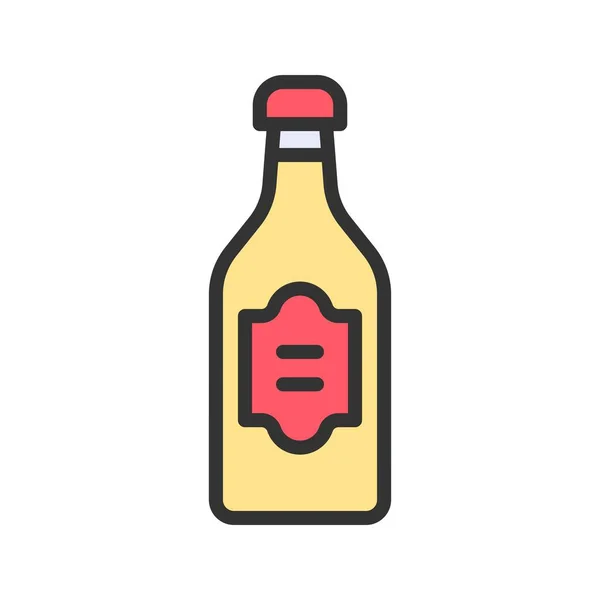 Icône Sauce Image Convient Pour Une Application Mobile — Image vectorielle