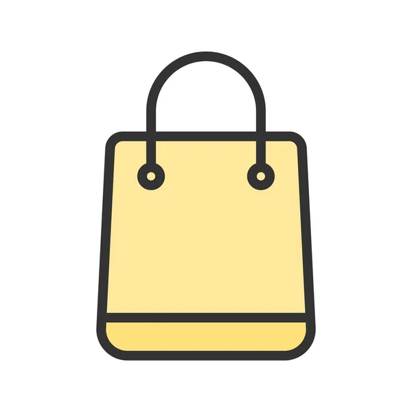 Obrázek Ikony Nákupní Tašky Vhodné Pro Mobilní Aplikace — Stock fotografie