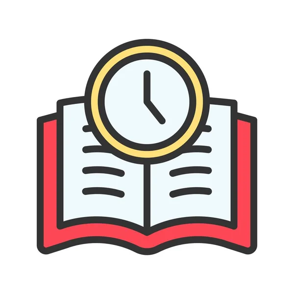 Time Study Icon Image Suitable Mobile Application — Stock Photo, Image