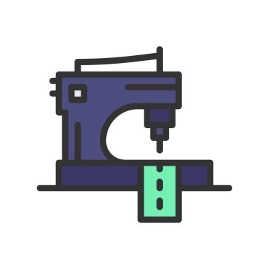 Makine simgesi görüntüsü dikiliyor. Mobil uygulama için uygun.