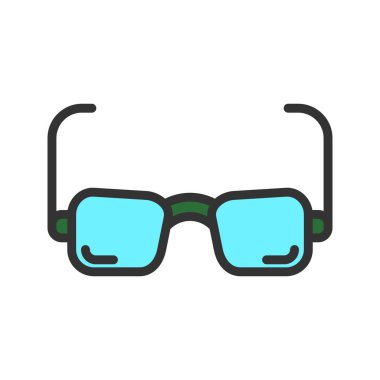 Güneş gözlüğü simgesi resmi. Mobil uygulama için uygun.