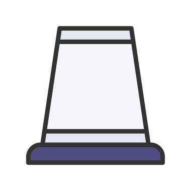 Yüksük ikonu görüntüsü. Mobil uygulama için uygun.