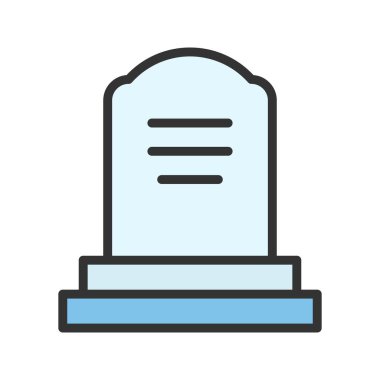 Tombstone simgesi görüntüsü. Mobil uygulama için uygun.