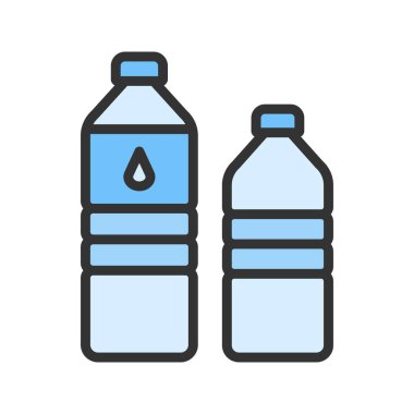 Su Şişeleri simgesi görüntüsü. Mobil uygulama için uygun.