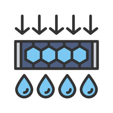 Su Simgesi görüntüsü. Mobil uygulama için uygun.