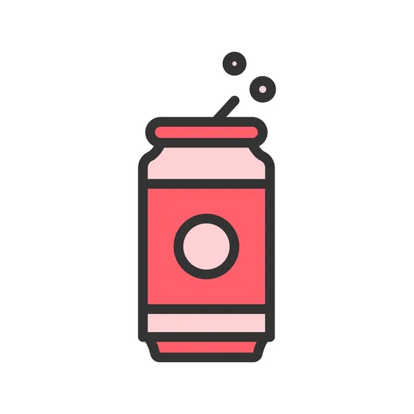 Soft Drink Icon Image Suitable Mobile Application — Stock Vector