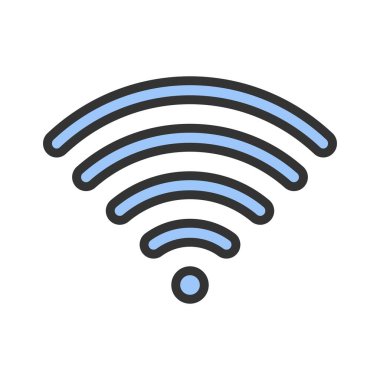 Wifi simgesi resmi. Mobil uygulama için uygun.