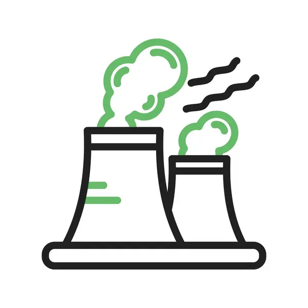 Obrázek Ikony Znečištění Ovzduší Vhodné Pro Mobilní Aplikace — Stockový vektor