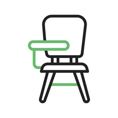 Kol Koltuğu Simgesi. Mobil uygulama için uygun.