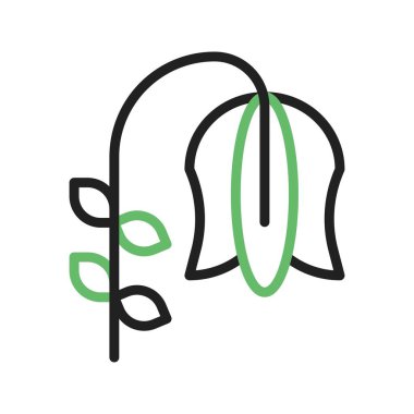 Bluebell Simgesi resmi. Mobil uygulama için uygun.