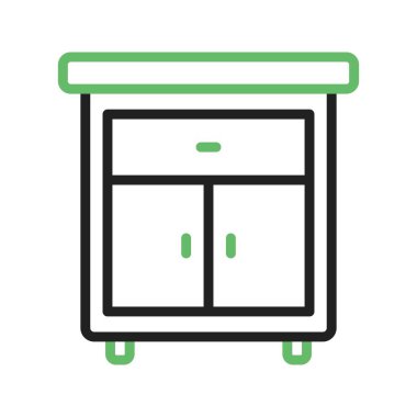 Dolap Çekmecesi Simgesi resmi. Mobil uygulama için uygun.