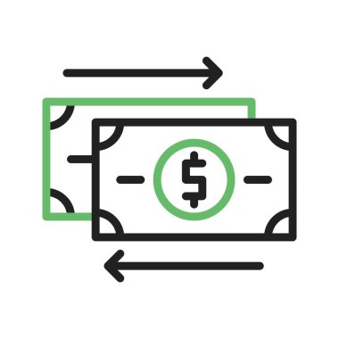 Cash Flow Simgesi görüntüsü. Mobil uygulama için uygun.