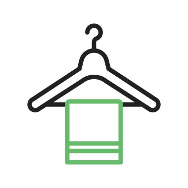 Kumaş Askısı Simgesi resmi. Mobil uygulama için uygun.