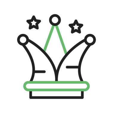 Palyaço Simgesi görüntüsü. Mobil uygulama için uygun.