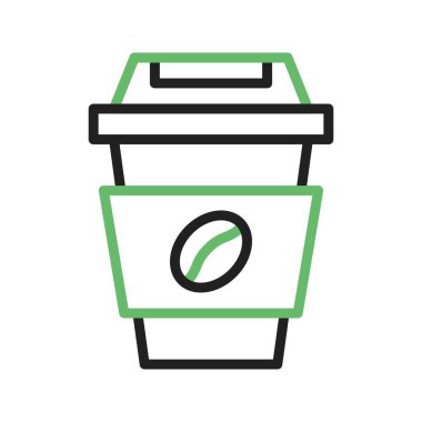 Kahve kupası ikonu imajı. Mobil uygulama için uygun.