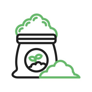 Kompost Simgesi resmi. Mobil uygulama için uygun.