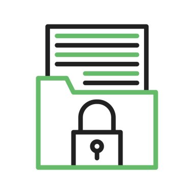 Gizli proje simgesi resmi. Mobil uygulama için uygun.