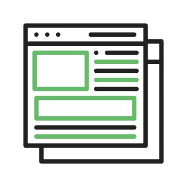 İçerik Simgesi resmi. Mobil uygulama için uygun.