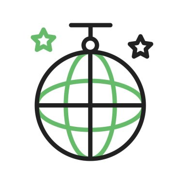 Disko Topu Simgesi resmi. Mobil uygulama için uygun.