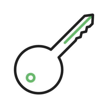 Kapı Anahtarı Simgesi resmi. Mobil uygulama için uygun.