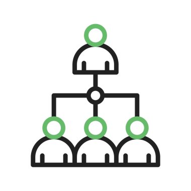 Personel Yönetimi Simgesi görüntüsü. Mobil uygulama için uygun.