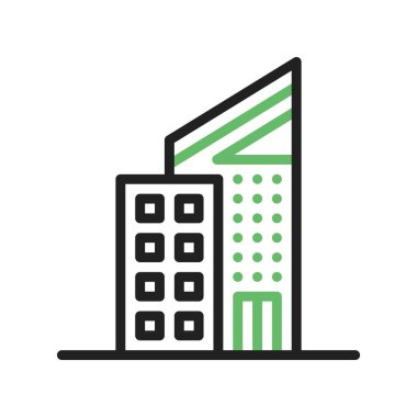 Moda başkenti simgesi. Mobil uygulama için uygun.