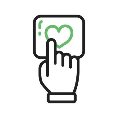 Favori Simge resmi. Mobil uygulama için uygun.