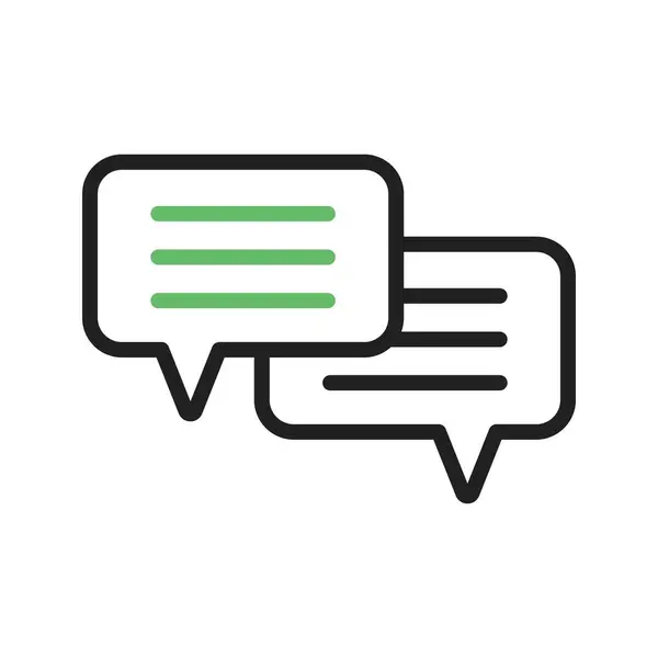 Comentario Icon Image Adecuado Para Aplicaciones Móviles — Vector de stock