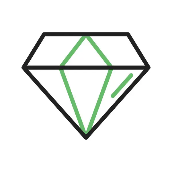 Imagem Diamond Icon Adequado Para Aplicação Móvel — Vetor de Stock
