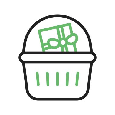 Sepet Simgesi resimlerindeki hediyeler. Mobil uygulama için uygun.