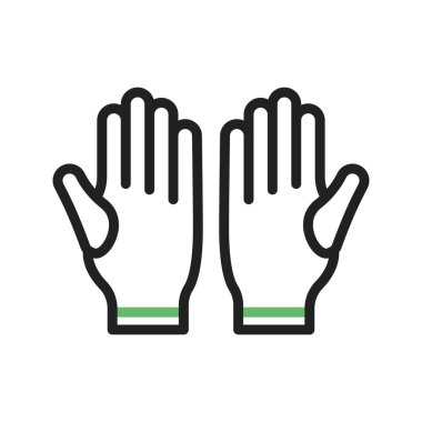 Eldiven Simgesi resmi. Mobil uygulama için uygun.