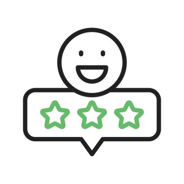 İyi İnceleme Simgesi görüntüsü. Mobil uygulama için uygun.