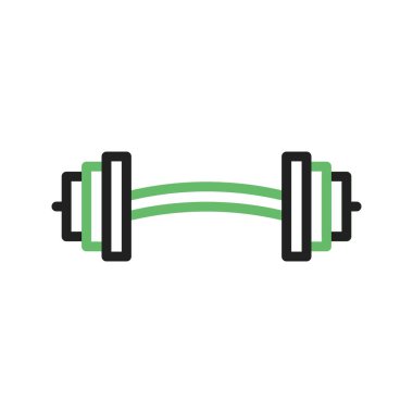 Jimnastik ikonu resmi. Mobil uygulama için uygun.