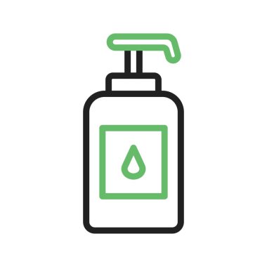 Sıvı sabun simgesi. Mobil uygulama için uygun.