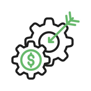 Pazarlama Stratejisi Simgesi imajı. Mobil uygulama için uygun.