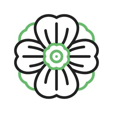 Naneli Marigold Simgesi resmi. Mobil uygulama için uygun.