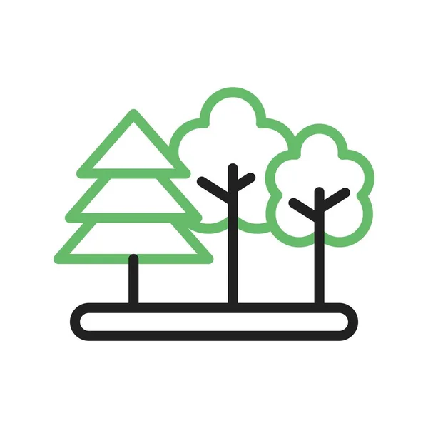 Forest Icon Image Suitable Mobile Application — Stock Vector