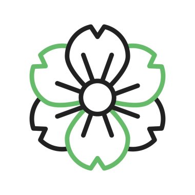 Nasturtium Simgesi görüntüsü. Mobil uygulama için uygun.