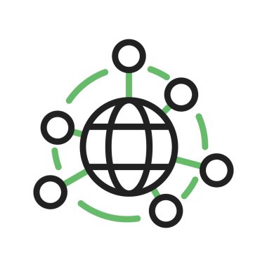 Ağ Simgesi resmi. Mobil uygulama için uygun.