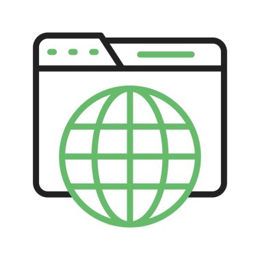 Çevrimiçi varlık simgesi. Mobil uygulama için uygun.