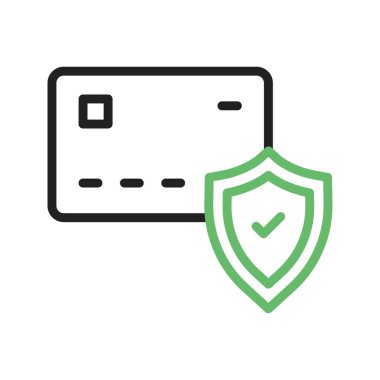 Ödeme Güvenlik Simgesi görüntüsü. Mobil uygulama için uygun.