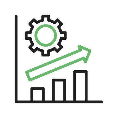 Üretim Hattı Simgesi resmi. Mobil uygulama için uygun.